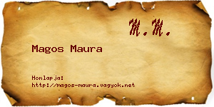 Magos Maura névjegykártya